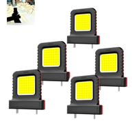High Brightness Floodlight - for All Power Tool Batteries, Cordless Flood Light, Job Site Worklight for Outdoor (red-5pcs)