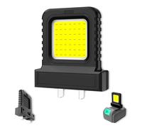 High Brightness Floodlight, for All Power Tool Batteries, Cordless Led Work Light Waterproof, Garages, Lathes, Factories (Black,1pcs)