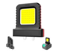 High Brightness Floodlight, for All Power Tool Batteries, Cordless Led Work Light Waterproof, Garages, Lathes, Factories (red,1pcs)