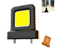 High Brightness Floodlight - for All Power Tool Batteries, Electric Tools Lithium Battery Work Lights, Cordless LED waterproof Lights (Orange)