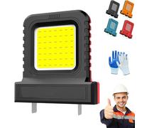 High Brightness Floodlight - for All Power Tool Batteries, Power Tool Lithium Battery Multiple Universal LED Work Lights, for Workshop Garage, Construction Site (Red)