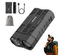 High-Brightness Pocket Dual-Module Outdoor Flashlight, Lampe Torche LED Ultra Puissante, Mini Lampe de Poche EDC avec Double Éclairage, Base Magnétique et Clip, Étanche pour Camping, Randonnée (1pc)
