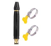 High Car Washer Water Hose Nozzle Outdoor Cleaning Spray Tool with 3 Patterns 360 Degree Rotating Hose Pipe Sprayer