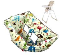 High Chair Cover, Children Seat Protector, Children Seat Shield with Comfortable Build, Kids Dining Guard for Shopping, Stylish Seats Cover Modern Look, Safety Accessory for Home Public Use