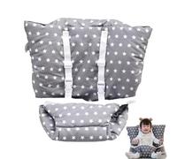 High Chair Cushion, Star Seat Cushion Liner, Baby High Chair Protection Pad, Seat Cushion Liner Mat, Padded High Chair Cover, Cushion With Straps, Unisex High Chair Mat, High Chair Padding Cover