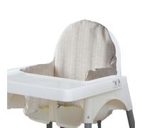 High Chair rembourré - Support ergonomique, coussins de siège en matériau facile à nettoyer pour, accessoires de voyage, compatibles avec la plupart des modèles, solution à manger