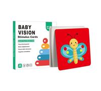High Contrast Baby Flashcards, Visual Stimulation Cards, 43.2x40x33inch Adorable Children, Black and White Learning Cards for Babies 0 to 3 Months, Educational Sensory Toy