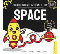 High Contrast & Connection Space: Visual Stimulation Book for Infants | Focus Tracking, Tummy Time & Parent-Baby Connection