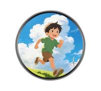 High Definition Digital Pin, Touchscreen Badge Display, Personalized Digital Animation And Image Pin Ideal for Anime Fans Football Fans Boys Girls Concerts Music Festivals School Events Parties