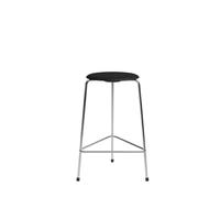 Tabouret de bar High Dot™ placage 3 pieds chromed base