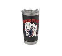 High Five | Rétro George Washington Patriotic Vintage Gobelet isotherme en acier inoxydable double paroi