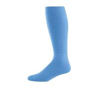 High Five Versatile Performance Knee-High Athletic Socks for Soccer, Football, and Softball, Columbia Blue, Large