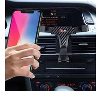 HIGH FLYING pour A4 B8 2008-2016 / A5 8T 2007-2016 Grille Aération Support Voiture Téléphone de Voiture Réglable Accroche Telephone Fixation Téléphone Accessoires Auto