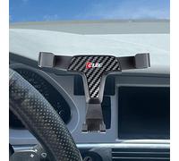 HIGH FLYING pour A6 C6 4F 2005-2011 Intérieur Grille Aération Support Voiture Téléphone de Voiture Réglable Universel Accessoire Auto (Fibre de Carbone)