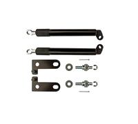 HIGH FLYING pour D-Max III N60 2021-2023 Coffre Arrière Amortisseurs Extensibles Auto Verin hydraulique Amortisseur Vérins à Gaz Acier Inoxydable Amortisseurs Accessoire Auto 1 Jeu