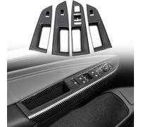 HIGH FLYING pour Golf 8 Mk8 2020-2026 Intérieur Accoudoir Garniture de Couverture de Bouton de Fenêtre Décorative Couvercle Accessoires 4 pièces (Non Disponible pour Golf Variant)