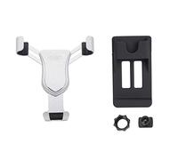HIGH FLYING pour Q5 8R 2008-2016 Grille Aération Support Voiture Téléphone de Voiture Réglable Accroche Telephone Fixation Téléphone Accessoire Auto (Argent)