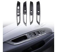 HIGH FLYING pour Tucson 2021-2024 Fenêtre Lift Commutateur Bouton Cadre de Recouvrement Décorative Couverture Accessoires Auto 4 pièces