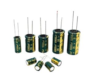 High Frequency Low Aluminum Capacitor 35V10000UF 2Pcs NWPNLXEA
