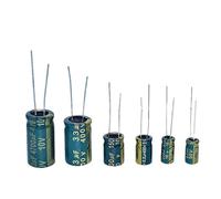High Frequency Low Electrolytic Capacitor 10000UF 1500UF 2200UF 3300UF 6800UF 400V 450V 63V 35V 25V 16V 10V 6.3V 50V100 EKFBQBGW(100V100UF 10PCS)