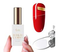 High Gloss Top Coat UV GLANZ Vitrificateur pour ongles 10 ml · Quick Finish sans couche de transpiration + pas de jaunissement + brillance pendant des semaines comme au jour 1 | Lynis Nailshop
