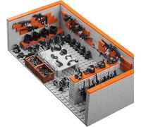 HIGH GODO WW2 Lot de 611 blocs de construction de base militaire, avec mini paquet d'armes, accessoires de guerre, jouets militaires créatifs pour adolescents