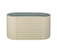 High Grow Carré potager surélevé plantations 1,6 m zinc-alu beige