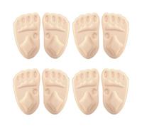 High Heel Inserts - 4-Pair Soft Shoe Pads | Comfortable Foot Cushions, Non-Slip Heel Grips For Wedding, Dating, Outdoor, Walking, Brides, Office And Women