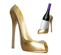 High Heel Wine Holder, Wine Bottle Holder Shoe Red, Black High Heel Shaped Wiine Bottle Holders Shoe, 8 Inch Tall Gift Basket Accessories, Single Wiine Bottles Holdeer For Wedding Party Home Decor
