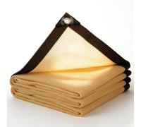 High-ili Toile cirée respirante et imperméable avec œillets pour une utilisation en extérieur, parfaite pour terrasse et plantes Crème 150 x 420 cm