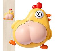 High Jump Counter, Voice Activated Chicken Shape Height Tracker, Fun Vertical Jump Trainer, Fitness Measurement Tool for Kids Skill Development and Practice, 4,92 x 1,97 x 5,91 Inches
