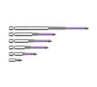 High Magnetic Screwdriver Bit Set, Anti-Slip Electric Bits, Shock-Resistant, Set Of 6, Multi-Use For Construction, Woodworking, Metalworking