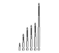 High Magnetic Screwdriver Drill Bit Set - Electric Driver, Anti-Slip Tip | 6 Piece Durable Tool Accessory, Multi-Purpose Woodworking Plumbing Automotive Electrical Metalworking Kit for Repair