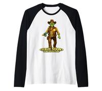 High Noon Encounter Alien Cowboy - Science-Fiction Western Manche Raglan