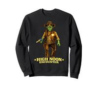 High Noon Encounter Alien Cowboy - Science-Fiction Western Sweatshirt