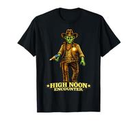 High Noon Encounter Alien Cowboy - Science-Fiction Western T-Shirt