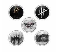 High Parasite Lot de 5 badges boutons