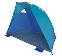 High Peak 10004 Abri de Plage Bleu/Turquoise 119 x 230/130 x 130 cm