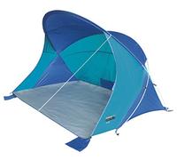 10017 Abri de Plage Mixte Adulte, Bleu/Turquoise, 150 x 200 x 130/105 cm