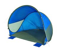 High Peak Palma Abri de Plage Pop-up Bleu-Gris