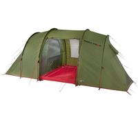 High Peak Vis a Vis tunnel tent Goose 4 LW (vert olive/rouge, avec 2 chambres, modèle 2022)