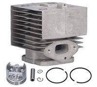 High Performance 46MM Cylinder Piston Set for Chainsaw, Durable Iron and Aluminum Construction, Easy Installation and Long Service Life