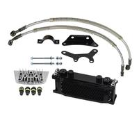 High Performance Motorcycle Oil Cooler, Engine Cooling System Powersports Part for Trail Riding Fleet Maintenance Urban Commuting Commercial Use Driveway Pathway Mountain Roads Heat Reduction Upgrade