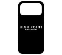 High Point Caroline du Nord NC Minimalist City Name Graphic Coque pour iPhone 17 Pro Max