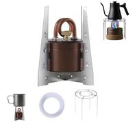 High-Power Portable Mini Outdoor Spirit Burner & Alcohol Stove,2026 Lightweight Camping Alcohol Stove with Stable Stand,Compact Backpacking Cooking Burner for Hiking,Brewing Tea & Coffee