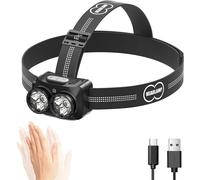 High Power Sensor Led Headlamp Super Bright Usb Rechargeable Waterproof Headlamp For Camping Jogging Fishing Running Repairing Hiking Reading