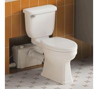 HIGH POWER Système de toilette à macération, toilettes à chasse d'eau avec pompe broyeur, siège de toilette chauffant, pompe moteur en cuivre avec 4 entrées pour sous-sol/lavabo/douche, toilettes