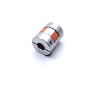 High Precision 20/25MM Aluminum Alloy Jaw Coupling For Servo Gear electronic starter Shaft Holding Coupling Sleeve 5/6/8/10MM CZAOINCU(20OD-25L 10mm -10mm)