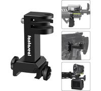 High Precision Aluminum Alloy Universal 2in1 Camera Sport Gun Crossbow Side Mount Rail Picatinny Asap Mount Adapter for Gun Airsoft Hunting Paintball Vlog for GoPro Hero 10 Sony