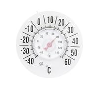 High-Precision Analog Window Thermometer - Indoor Outdoor With Strong Suction Cup | Mechanical Pointer, Portable Design | Multiple Displays